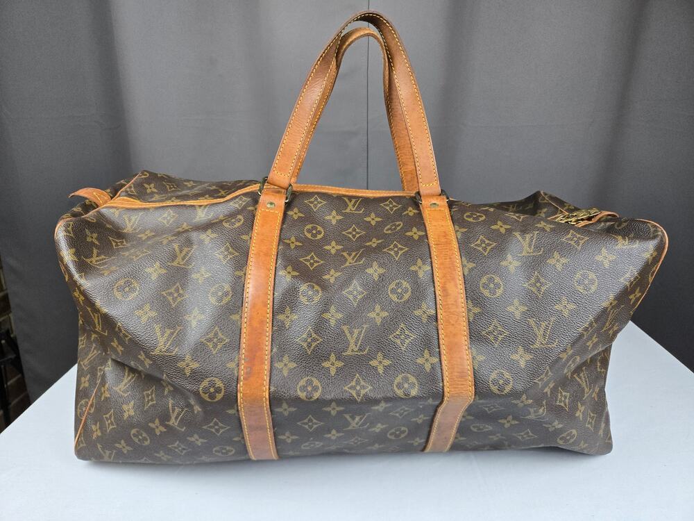 Louis Vuitton Monogram 55 KeepAll Duffle Bag VINTAGE